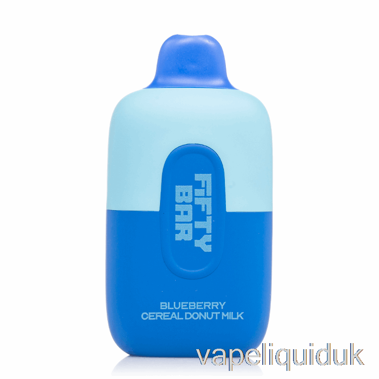 Fifty Bar 6500 Disposable Blueberry Cereal Donut Milk Vape Liquid